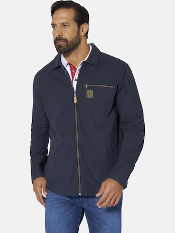Jan Vanderstorm Between-Season Jacket 'Elbjerg' in Blue: front