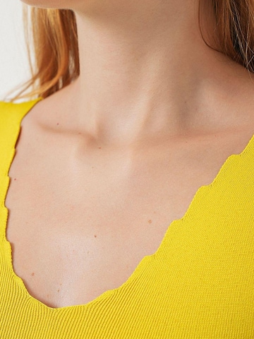 Bigdart - Top de malha em amarelo