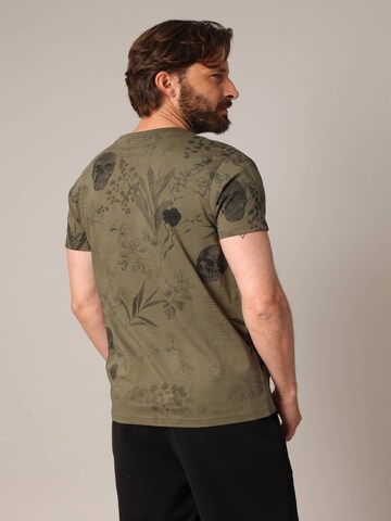 T-Shirt 'BOTANICAL' Deeluxe en vert