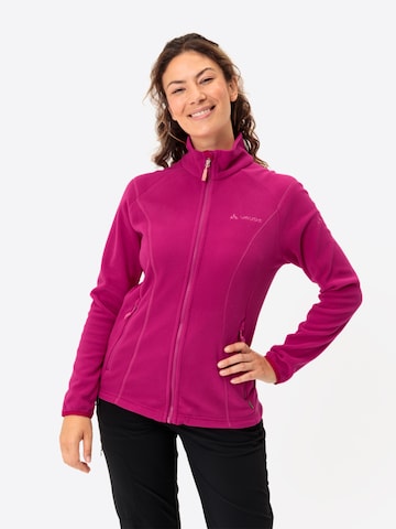 VAUDE Functionele fleece jas 'Rosemoor' in Roze: voorkant