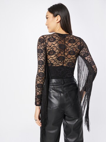 Nasty Gal Боди-футболка в Черный