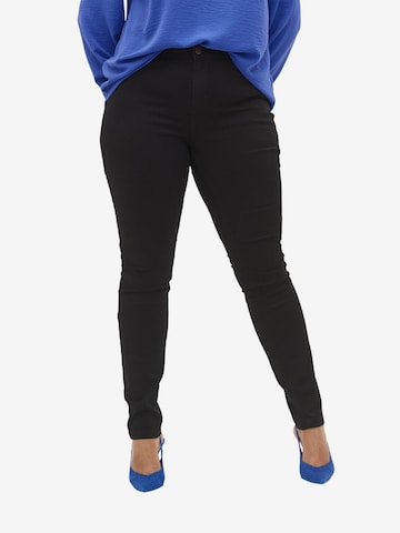 Zizzi - Slimfit Vaquero 'Nille' en negro: frente