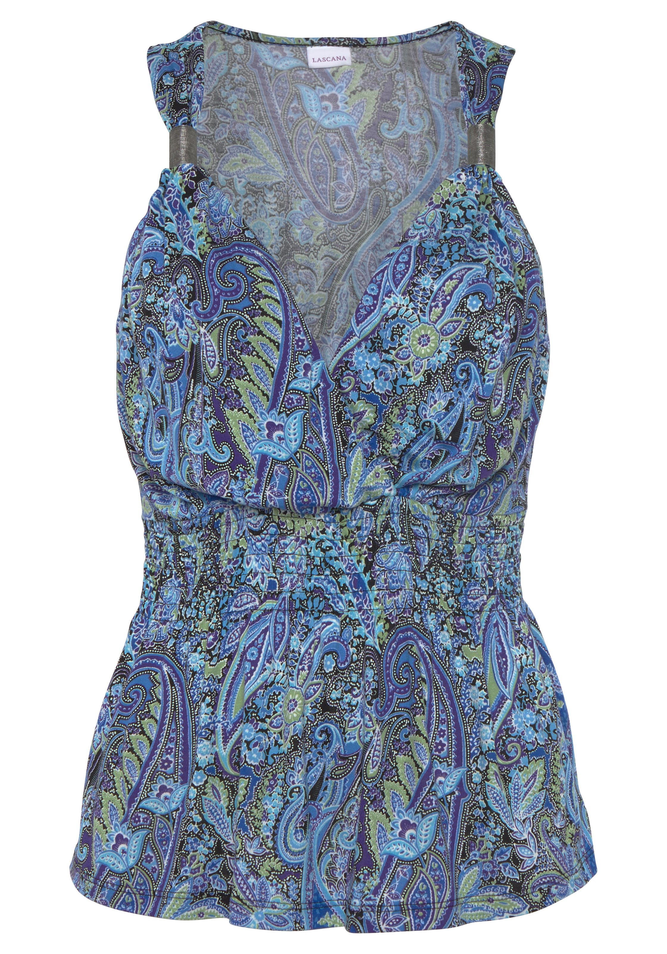 LASCANA Top - kék: elől