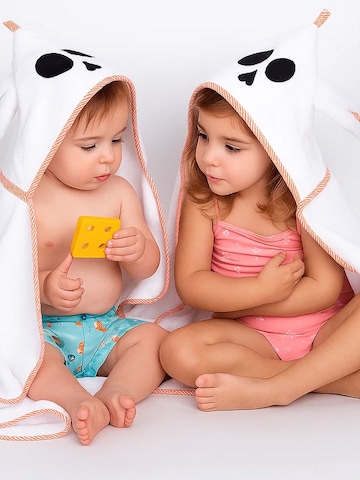 PAPATE Badekåbe 'Alaska' i hvid