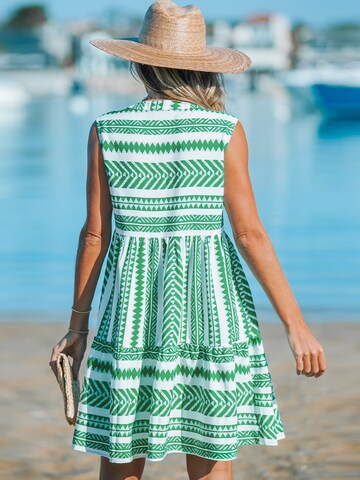 Cupshe Summer Dress 'Mini' in Green