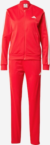 raudona ADIDAS SPORTSWEAR Treniruočių kostiumas 'Essentials': priekis