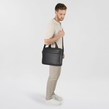 Sac d’ordinateur portable Marc O'Polo en noir