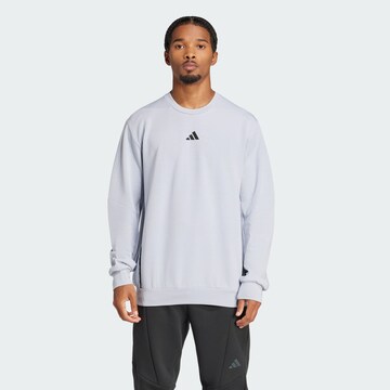 ADIDAS PERFORMANCE Спортивный свитшот 'Designed For Training' в Серый: спереди