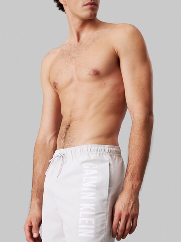 Calvin Klein Swimwear Board Shorts 'Intense Power' in Grey