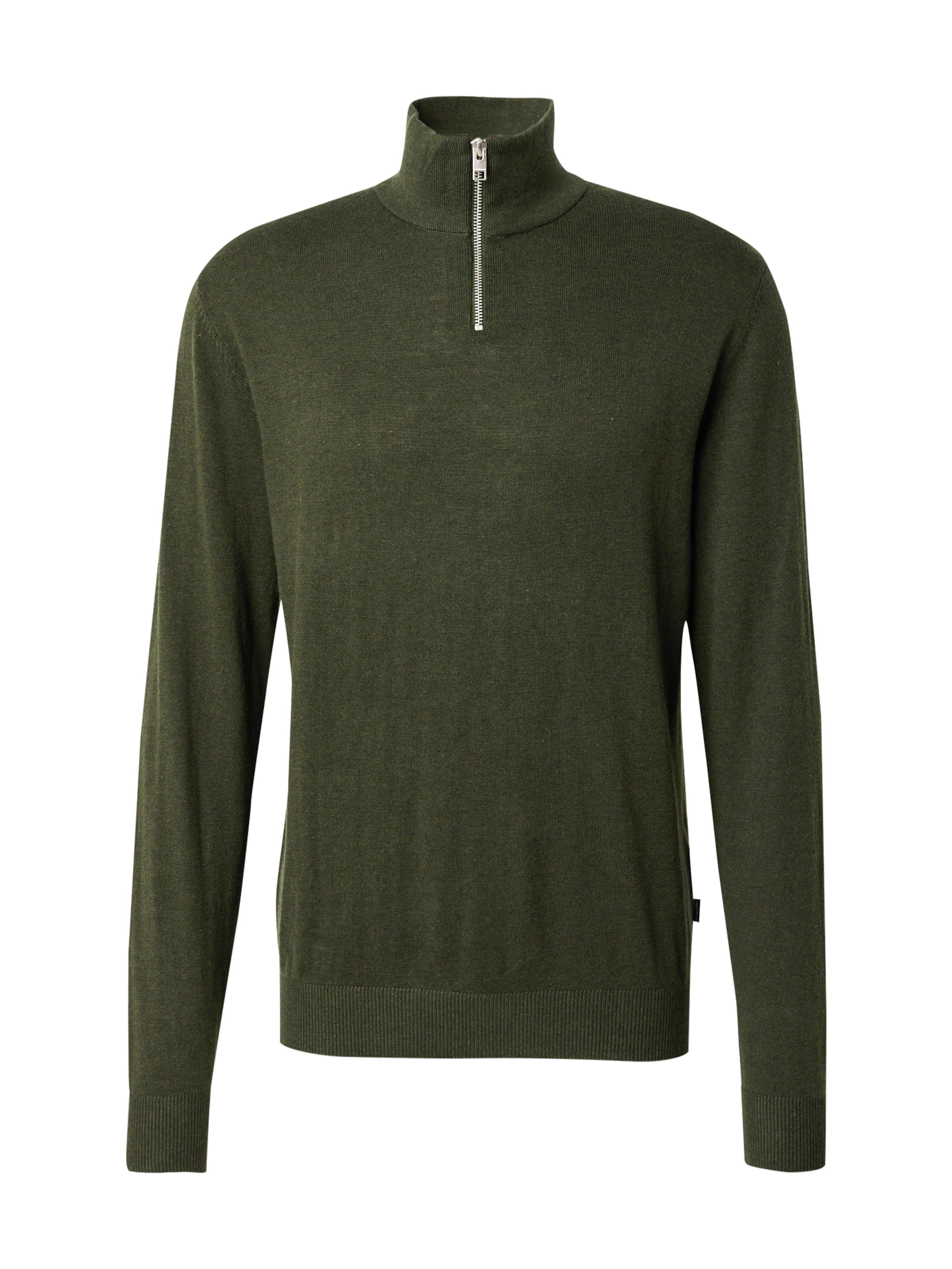 JACK & JONES Pullover 'JJEEmil' in Grün: Vorderseite