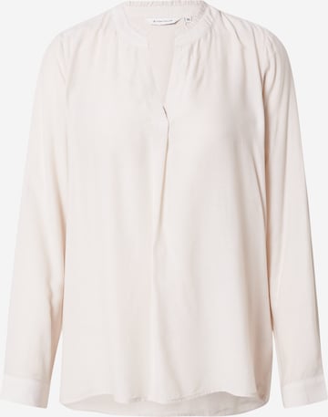 TOM TAILOR Blouse in Beige: front