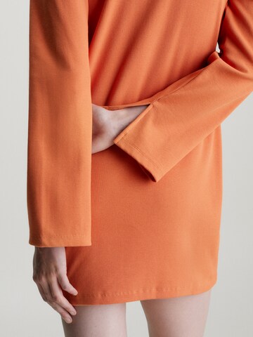 Calvin Klein Jeans Kleid in Orange