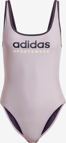 ADIDAS SPORTSWEAR Active Swimsuit in Purple: front