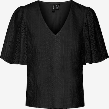 VERO MODA - Blusa 'Honey' em preto: frente