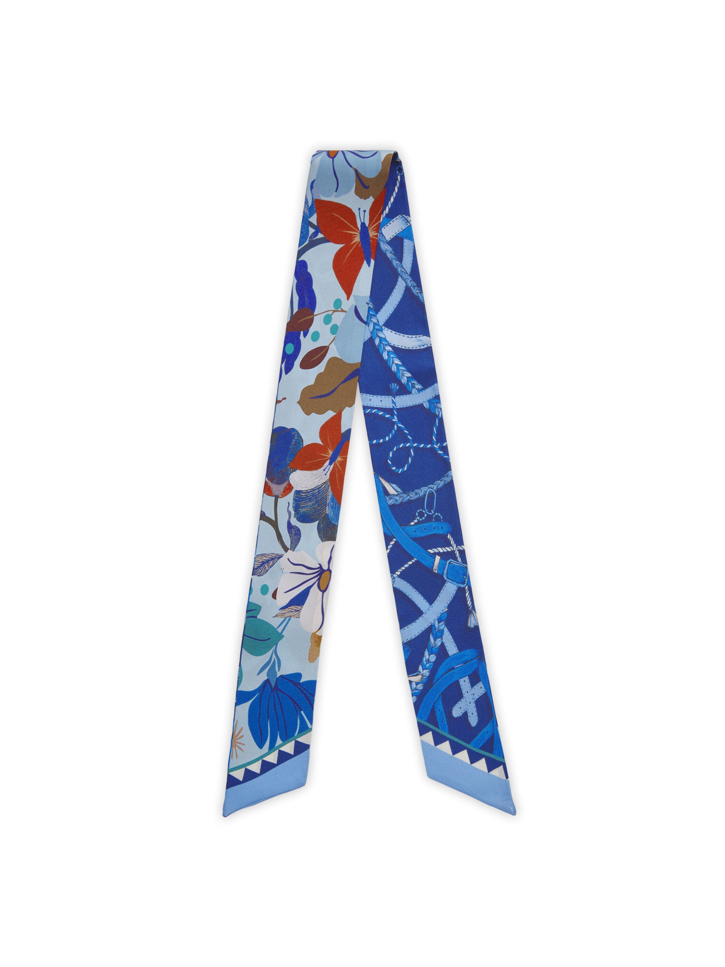 Foulard CODELLO en bleu : devant