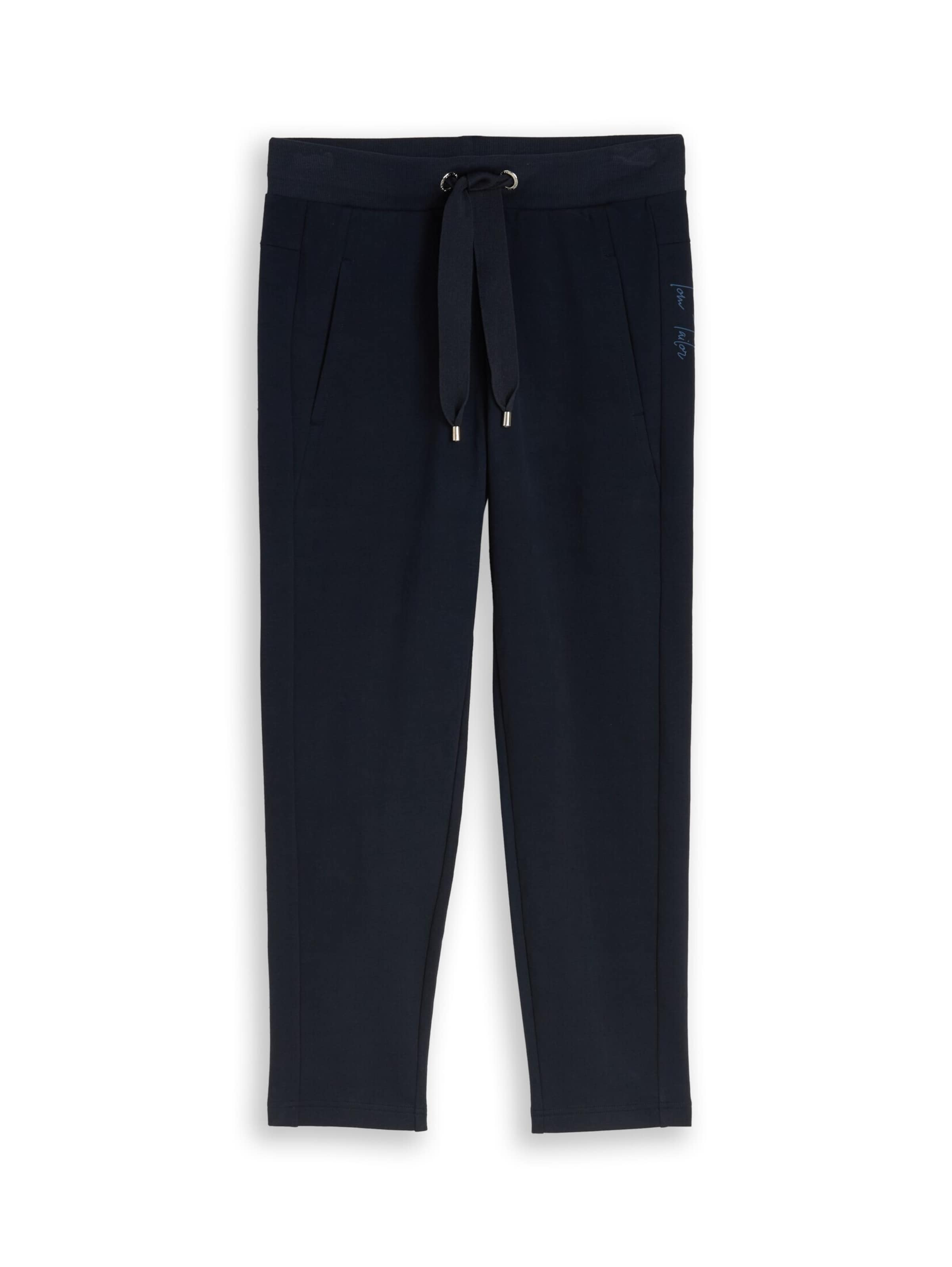 Loosefit Pantalon TOM TAILOR en bleu : devant