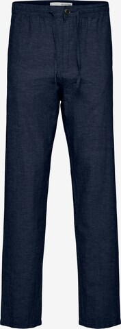 SELECTED HOMME Regular Chino Pants in Blue: front