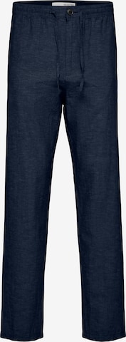 SELECTED HOMME Regular Chino Pants in Blue: front