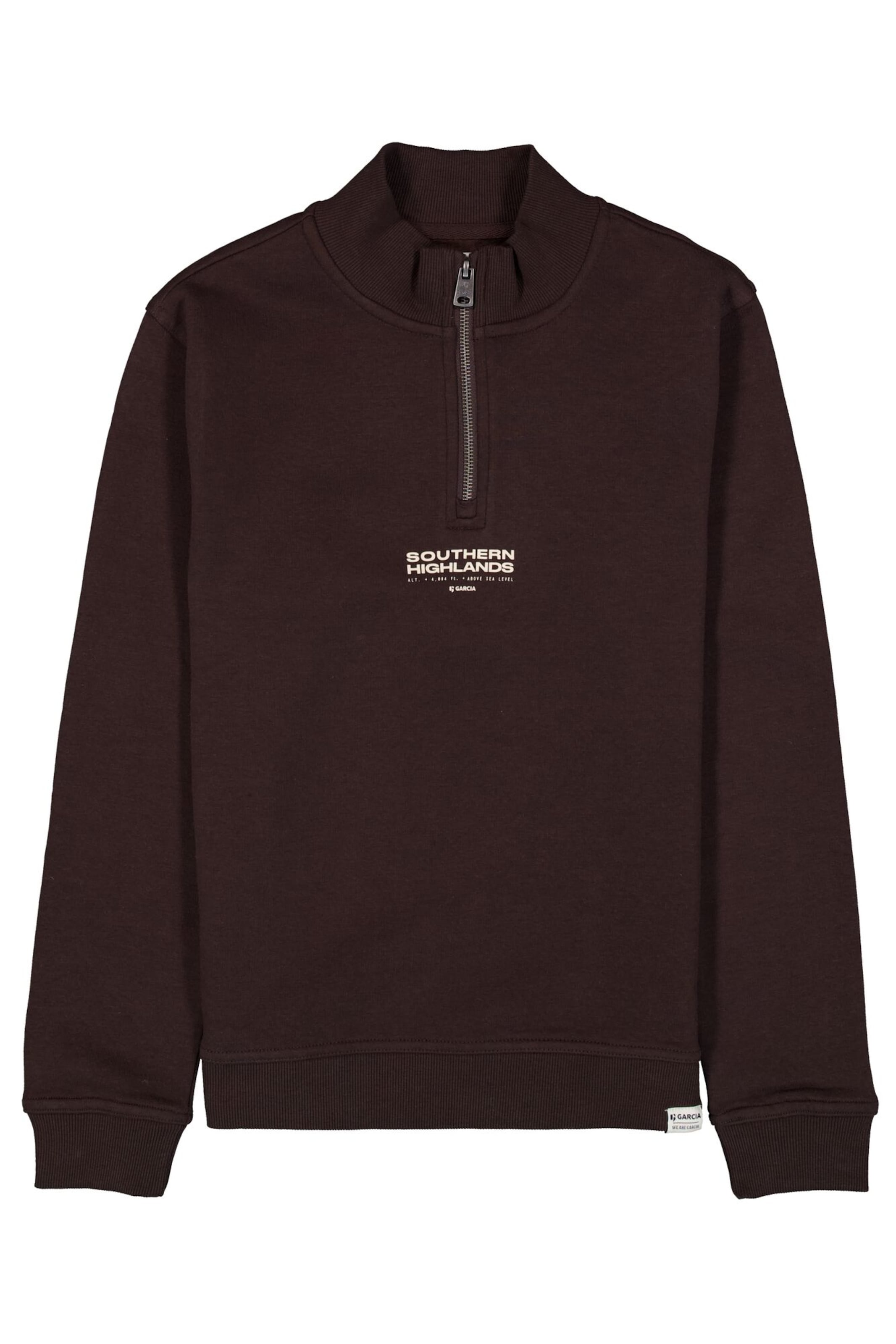 GARCIA Sweatshirt in Brown: front