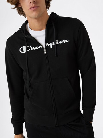 Champion Authentic Athletic Apparel Кофта на молнии в Черный