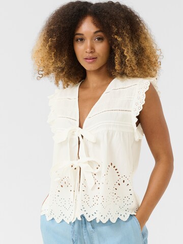 CULTURE Blouse 'CU Leso Olena' in Beige: front