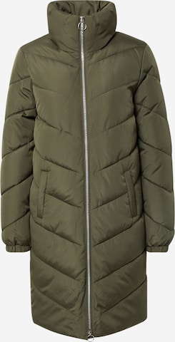 JDY Between-seasons coat 'New Finno' in Green: front