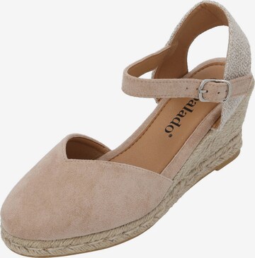 Palado Sandals 'Sathos' in Beige: front