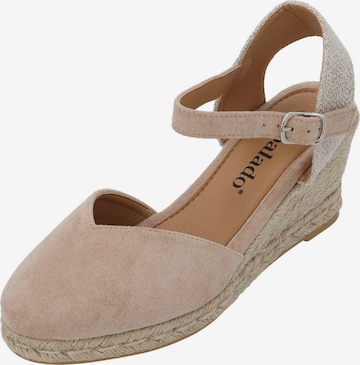 Palado Sandalette 'Sathos' in Beige: predná strana