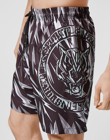 Plein Sport - Bermudas 'Tiger' en negro