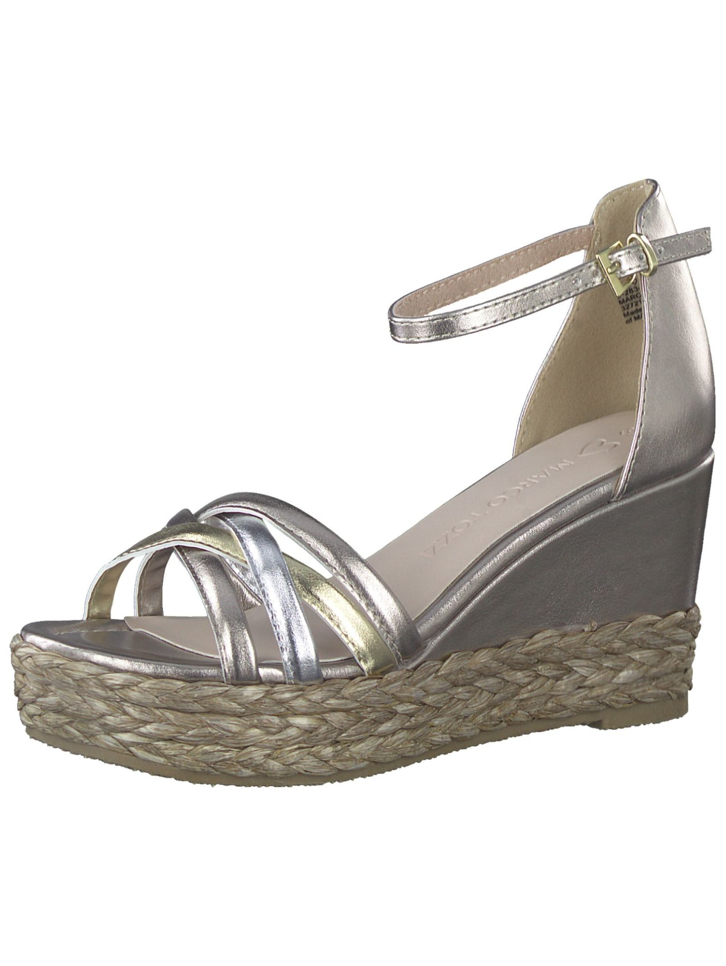 MARCO TOZZI Sandale in Silber: Vorderseite