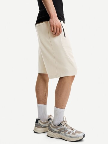 Loosefit Pantalon Bershka en beige