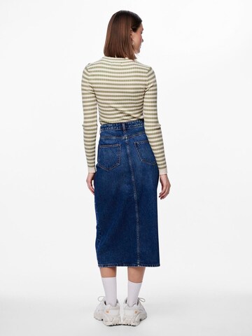PIECES Rok 'PCSKY' in Blauw