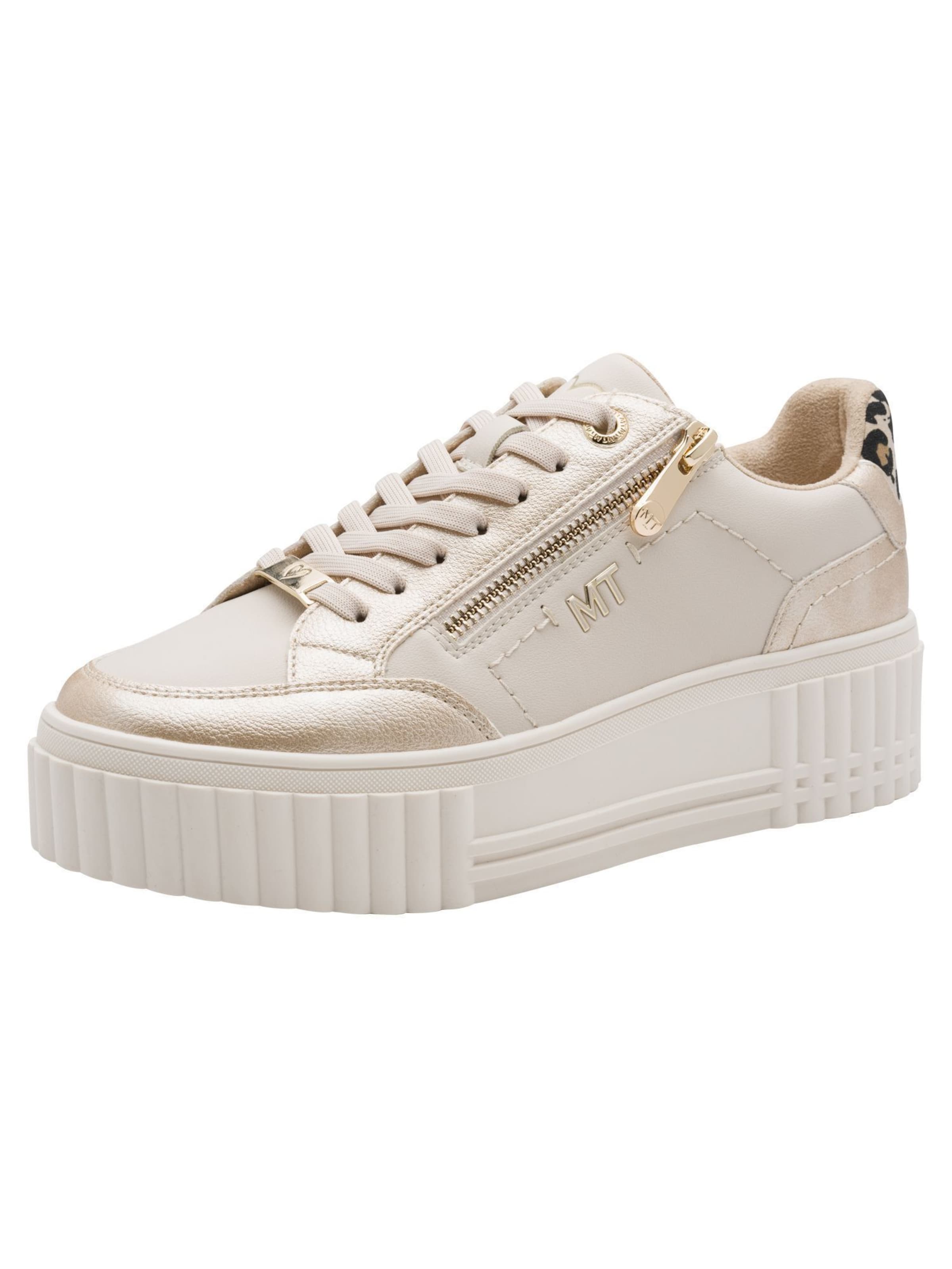 Baskets basses MARCO TOZZI en beige : devant