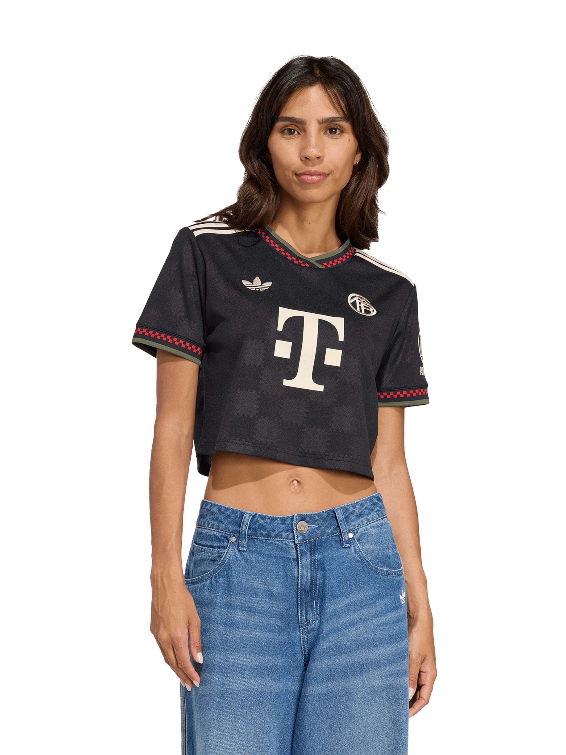 ADIDAS ORIGINALS - Camiseta de fútbol 'Champions League 25-26' en negro: frente