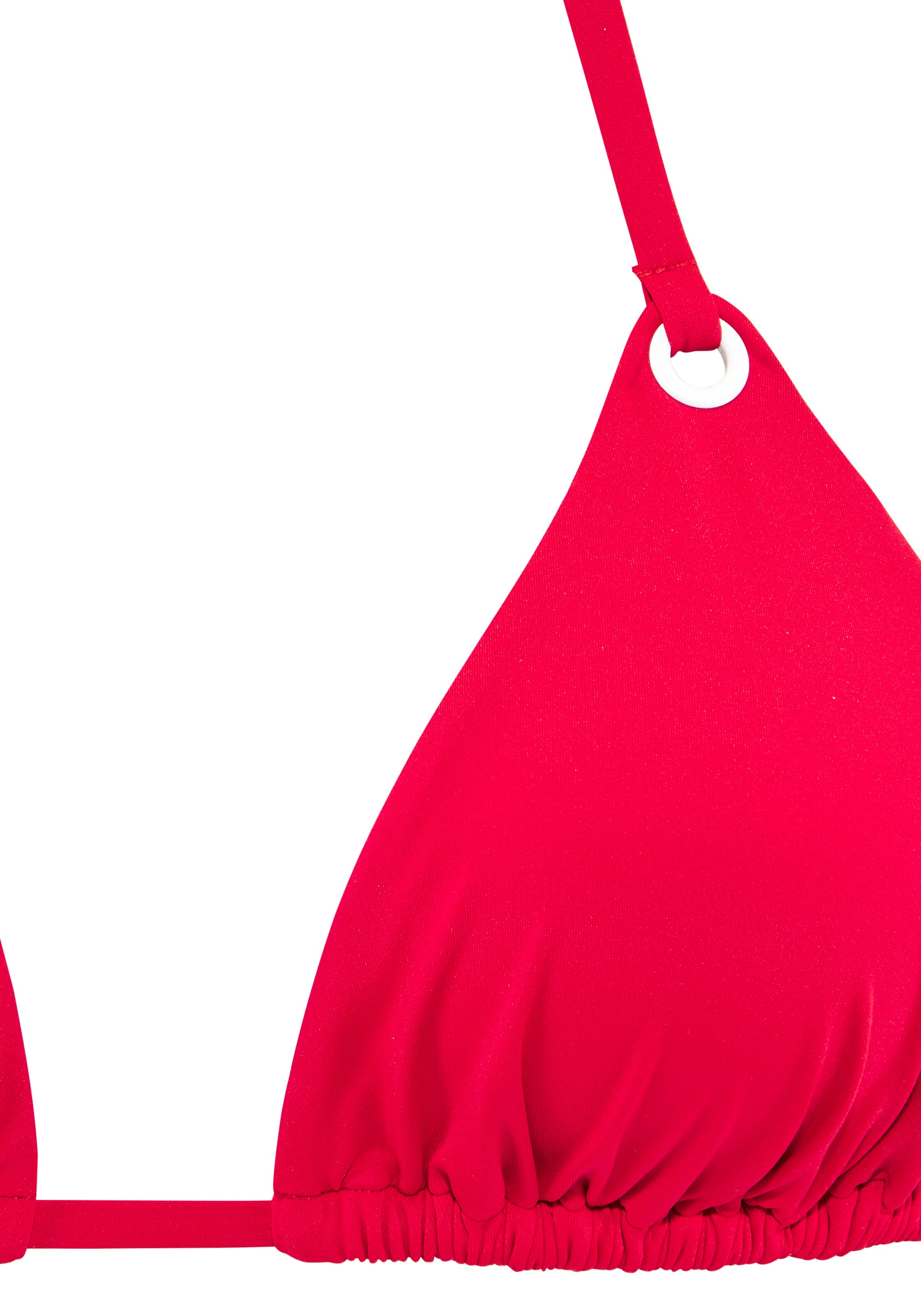 s.Oliver Triangle Bikini Top in Red
