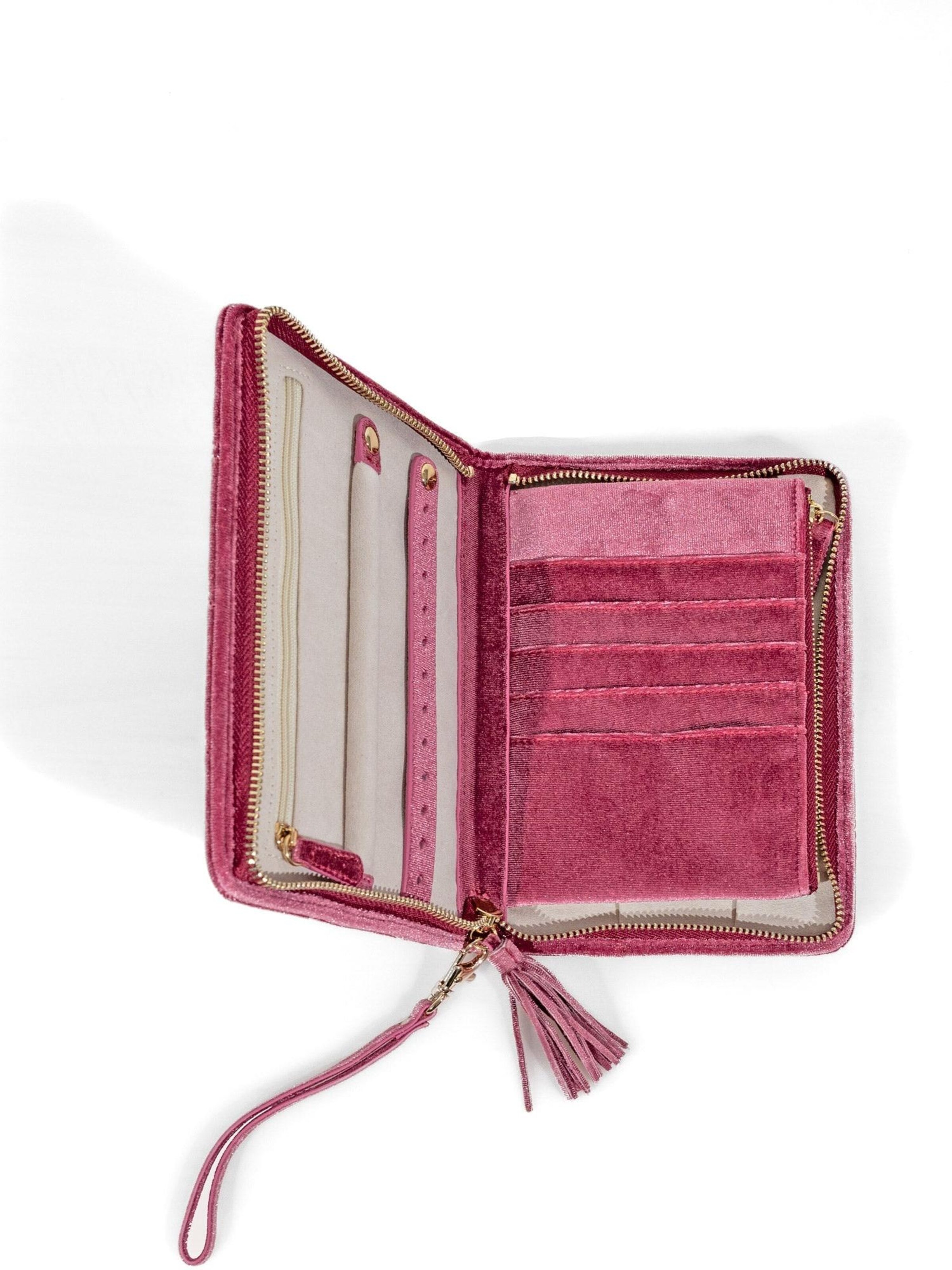 Portagioie 'Schmucketui CHENILLE' di Friedrich23 in rosa