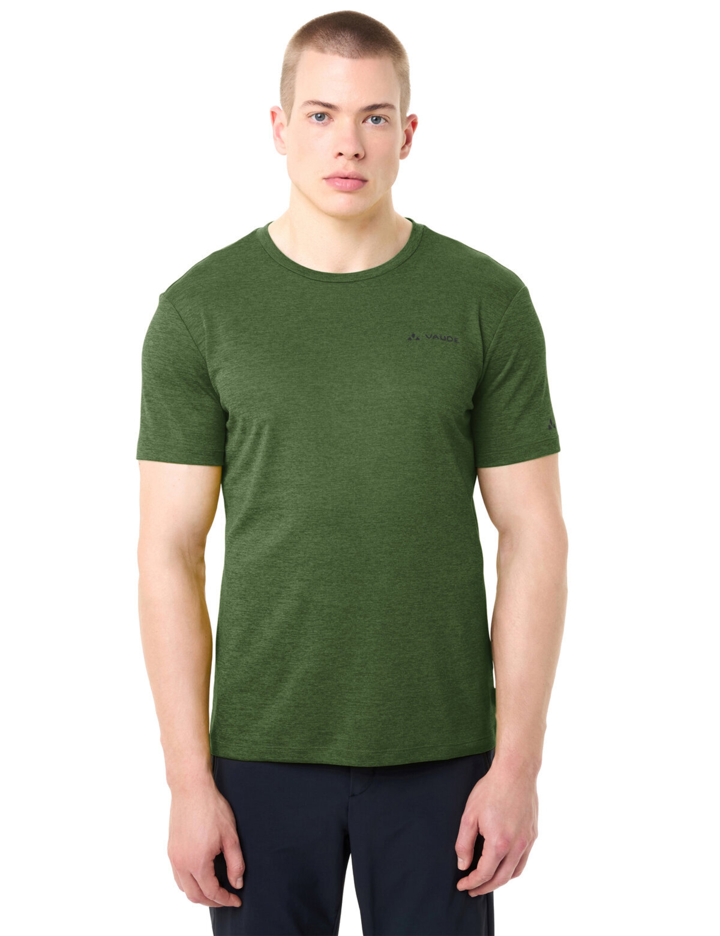 VAUDE Performance shirt 'Essential' in Green: front