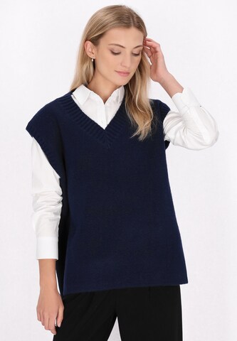 DreiMaster Klassik - Pullover em azul: frente