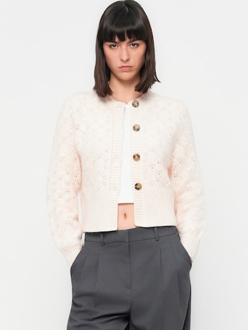 JDY Вязаная кофта 'JDYAMANDA' в Бежевый