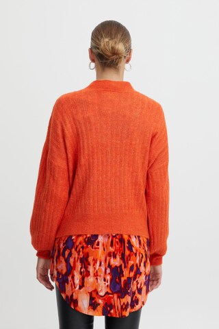 ICHI Strickpullover 'Kamara' in Rot