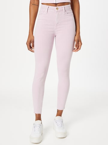 River Island Skinny Jeans 'LONDON' in Purple: front