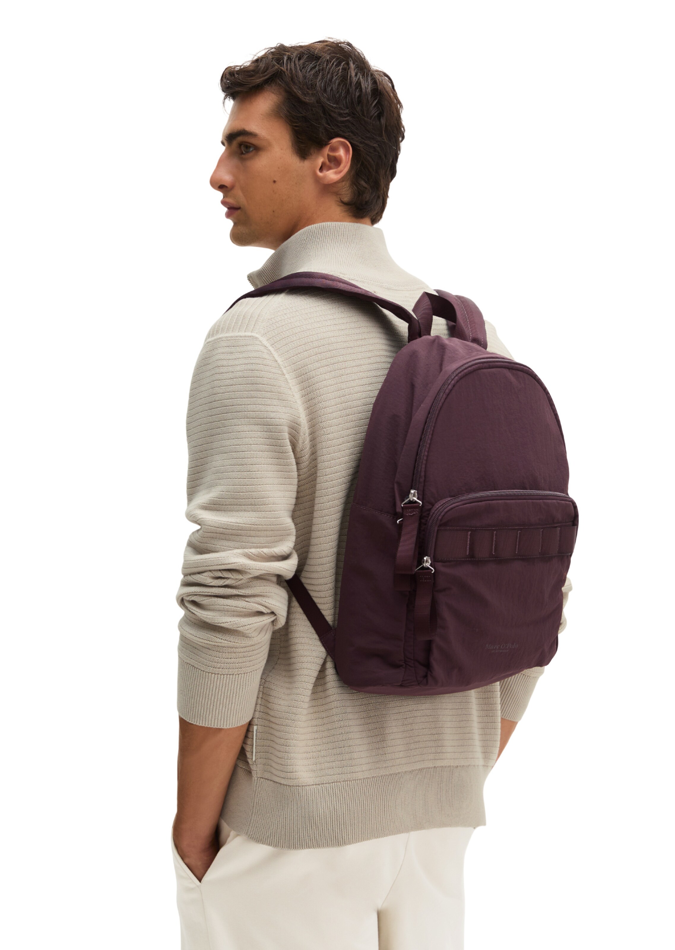 Marc O'Polo Accessories Rugzak in Lila: voorkant