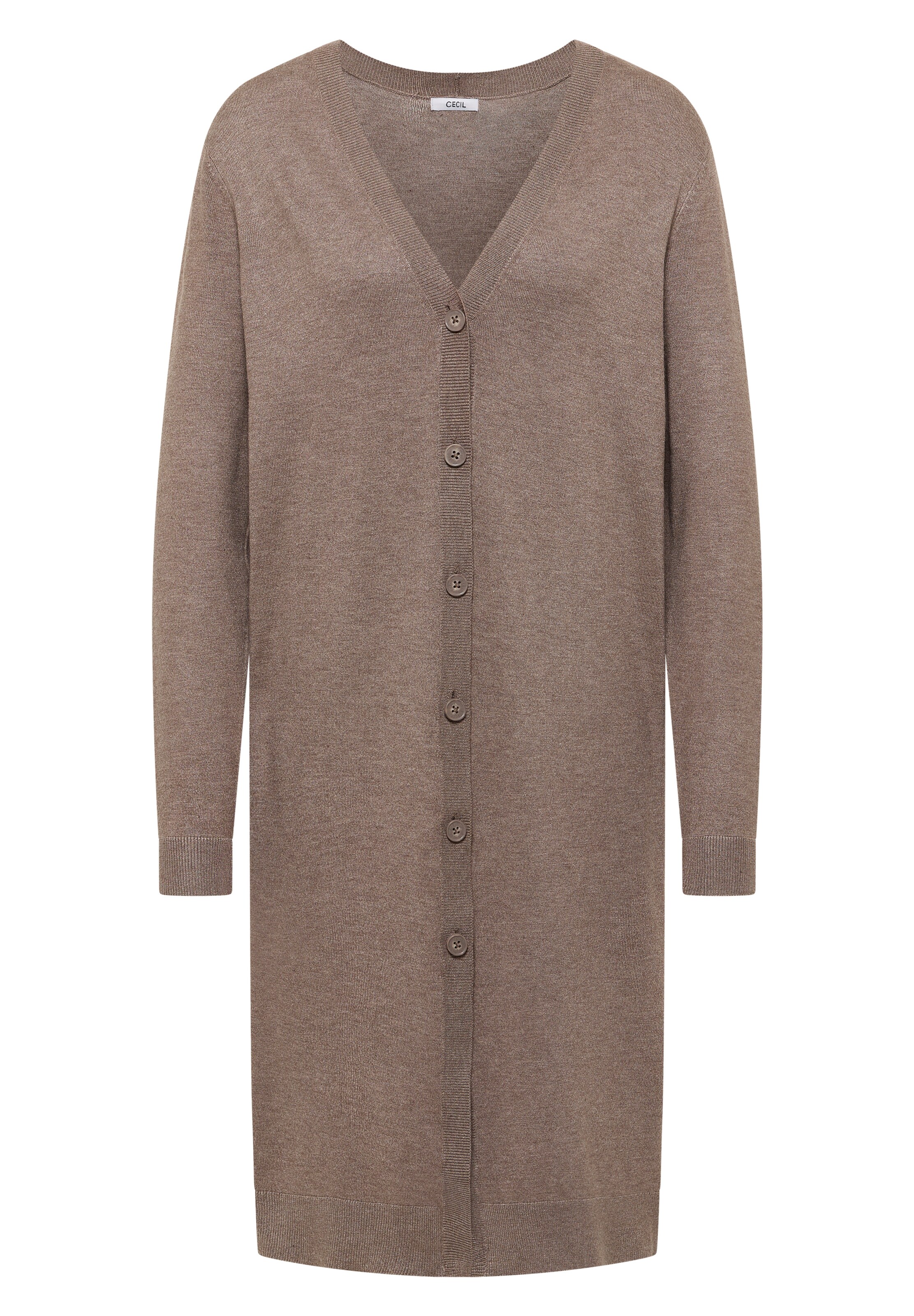 CECIL Strickjacke in Braun: Vorderseite