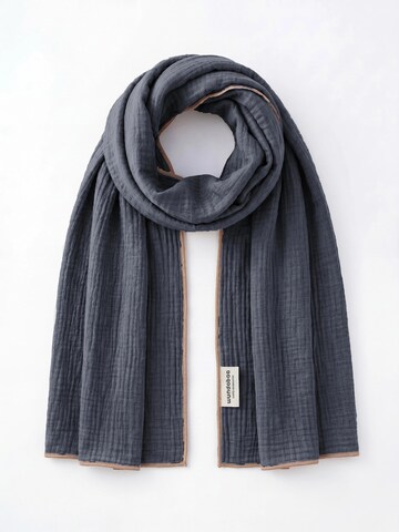 wundabaa Scarf 'mus 180x65' in Blue: front