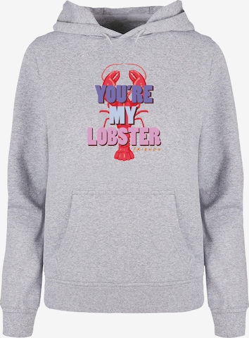 ABSOLUTE CULT Sweatshirt 'Friends - My Lobster' in Grijs: voorkant