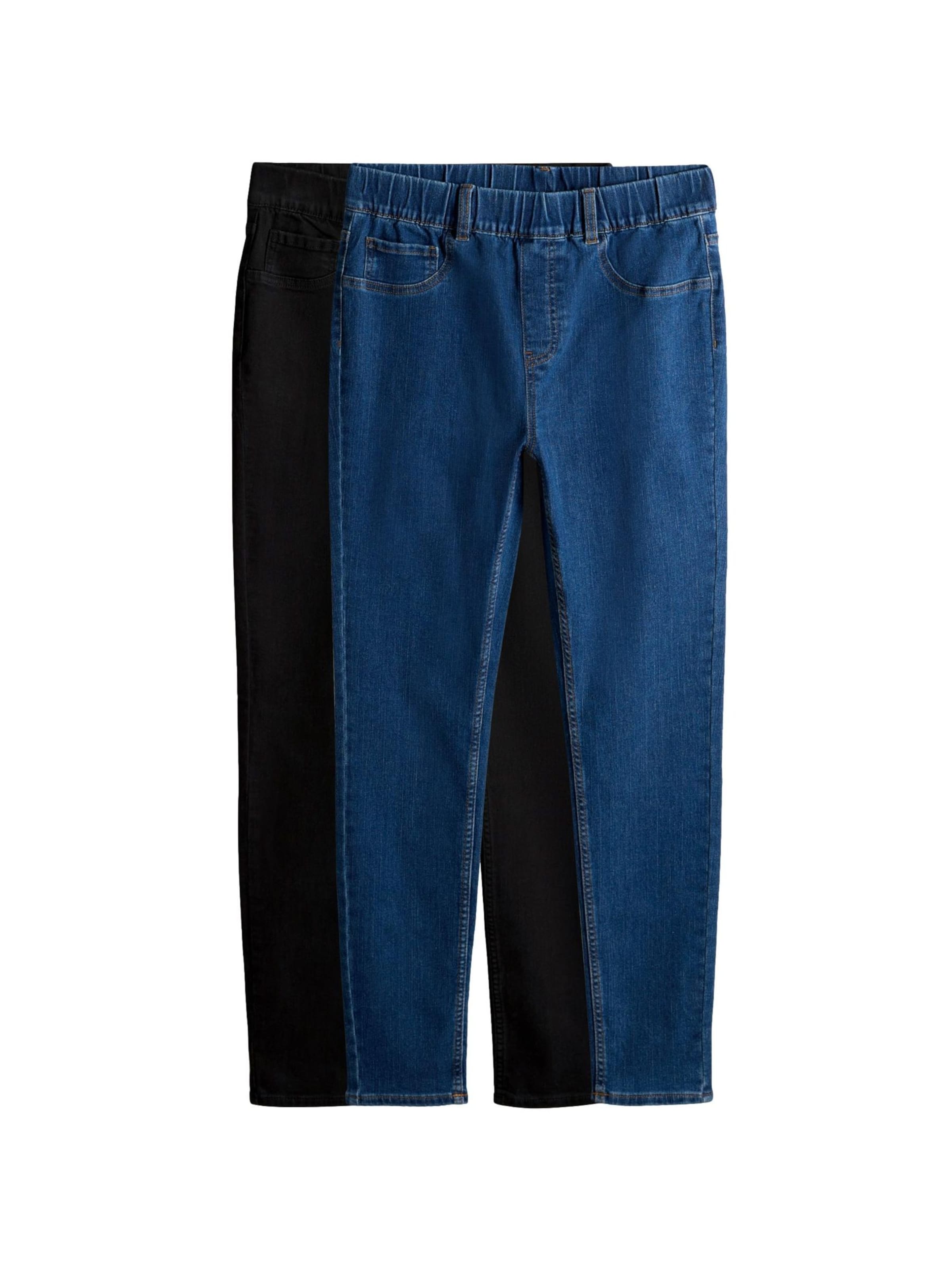 zils The Set Šaurs Džinsa legingi: no priekšpuses