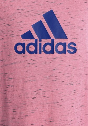 ADIDAS SPORTSWEAR Performance Shirt 'Future Icons Badge Of Sport Sport Logo' in Pink