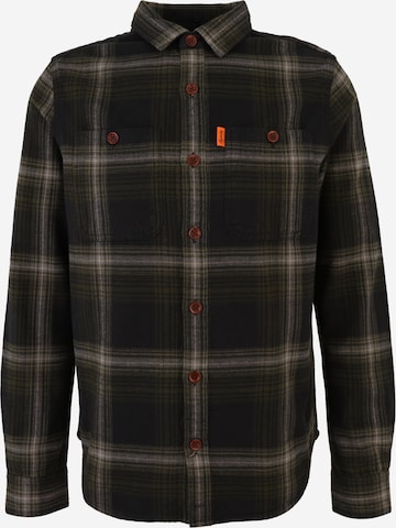 Superdry & Co Regular fit Overhemd in Groen: voorkant