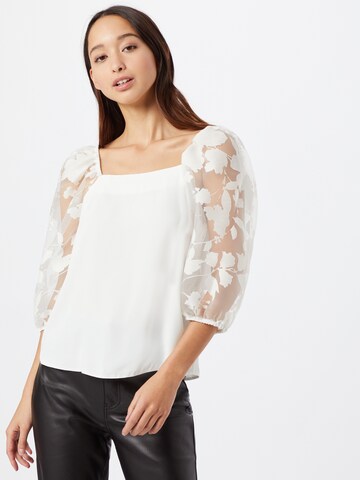 Dorothy Perkins - Blusa 'Ivory' em branco: frente