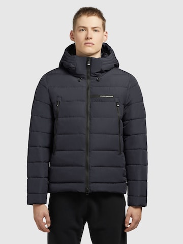 khujo Winter Jacket 'Milow' in Grey: front